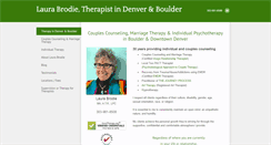 Desktop Screenshot of denvertherapist.org