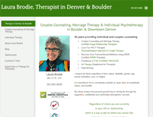 Tablet Screenshot of denvertherapist.org